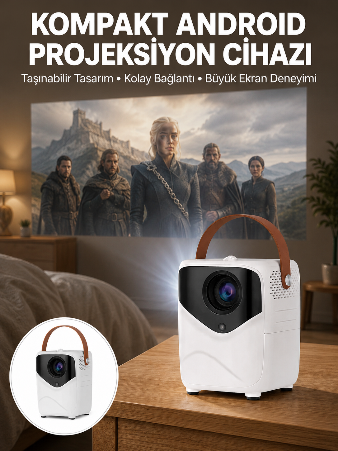 Projeksiyon Ev Sineması Bluetooth 4k HD Kaliteli Görüntü Kumandalı Yeni Nesil - Lisinya Projeksiyon Ev Sineması Bluetooth 4k HD Kaliteli Görüntü Kumandalı Yeni Nesil - Lisinya