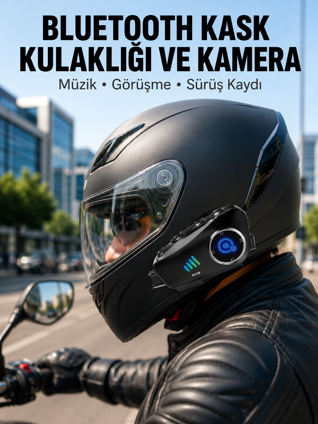 Q28 Kameralı Motosiklet Kask Kulaklık Bluetooth 5.3 Su Geçirmez 1080P HD Yeni Nesil - Lisinya Q28 Kameralı Motosiklet Kask Kulaklık Bluetooth 5.3 Su Geçirmez 1080P HD Yeni Nesil - Lisinya
