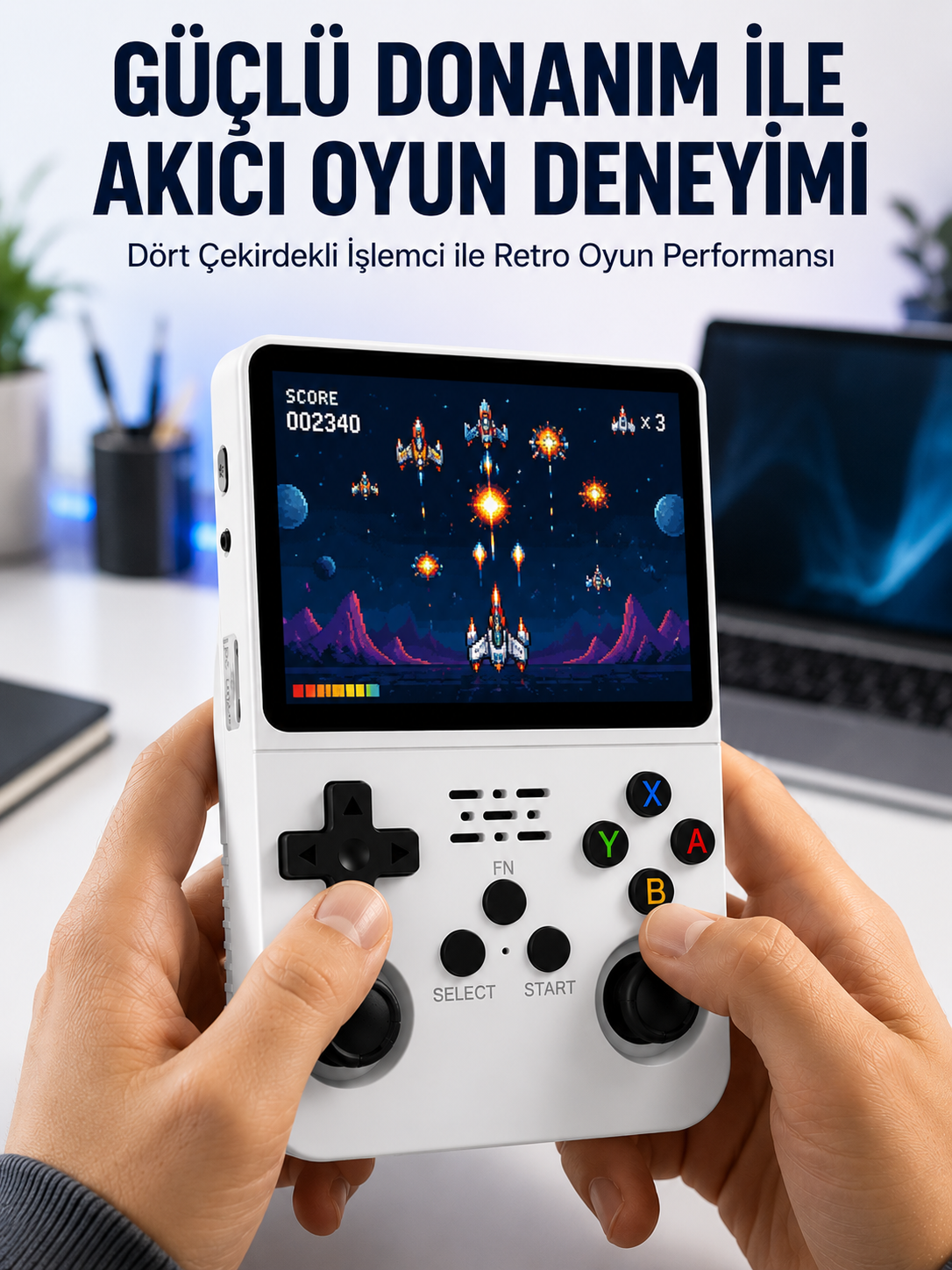 Retro El Konsolu 64 GB – 15.000 Oyun, Geniş Platform Desteği, 3.5” IPS Ekran Yeni Nesil - Lisinya Retro El Konsolu 64 GB – 15.000 Oyun, Geniş Platform Desteği, 3.5” IPS Ekran Yeni Nesil - Lisinya