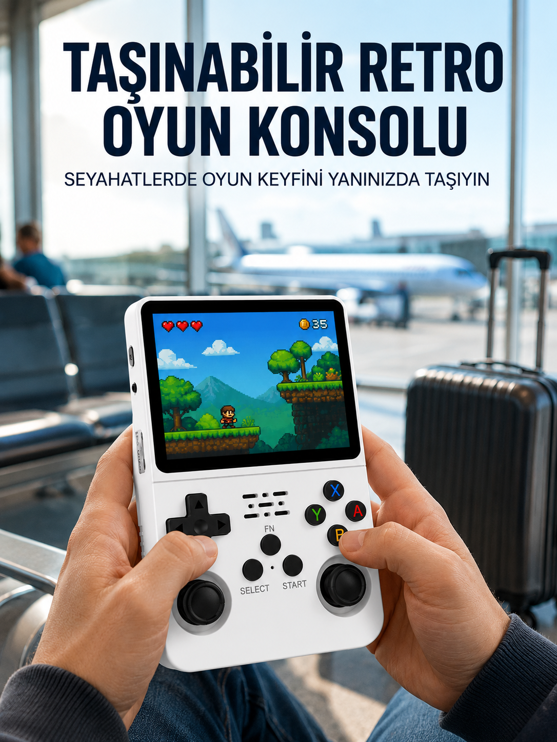 Retro Oyun Cihazı – Çift MicroSD Desteği, Çoklu Platform Uyumu, 3200 mAh Batarya Yeni Nesil - Lisinya Retro Oyun Cihazı – Çift MicroSD Desteği, Çoklu Platform Uyumu, 3200 mAh Batarya Yeni Nesil - Lisinya