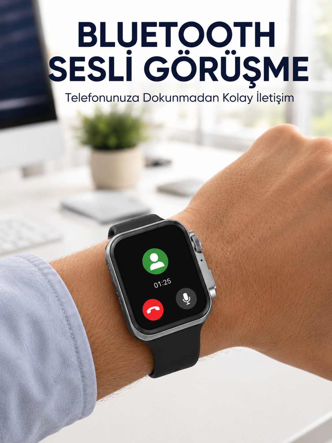 Sağlam Kasa Akıllı Saat Yüksek Hafıza ve Akıllı Teknoloji Yeni Nesil - Lisinya
