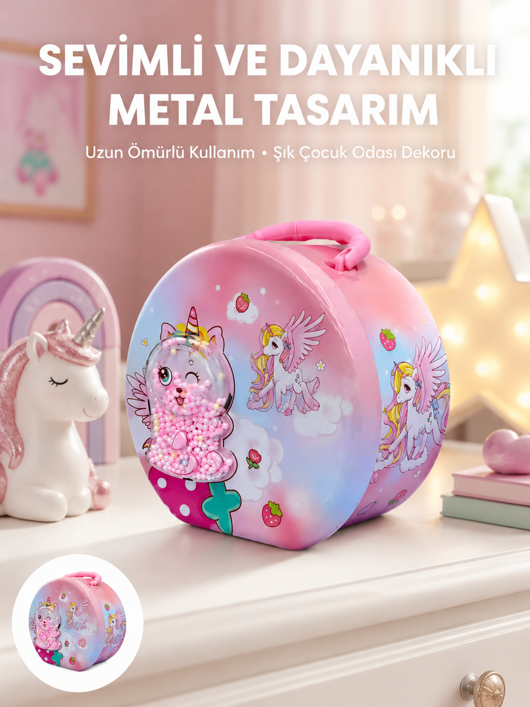 Mini Çocuk Para Kasası Gizli Saklama ve Birikim Kutusu - Lisinya Mini Çocuk Para Kasası Gizli Saklama ve Birikim Kutusu - Lisinya