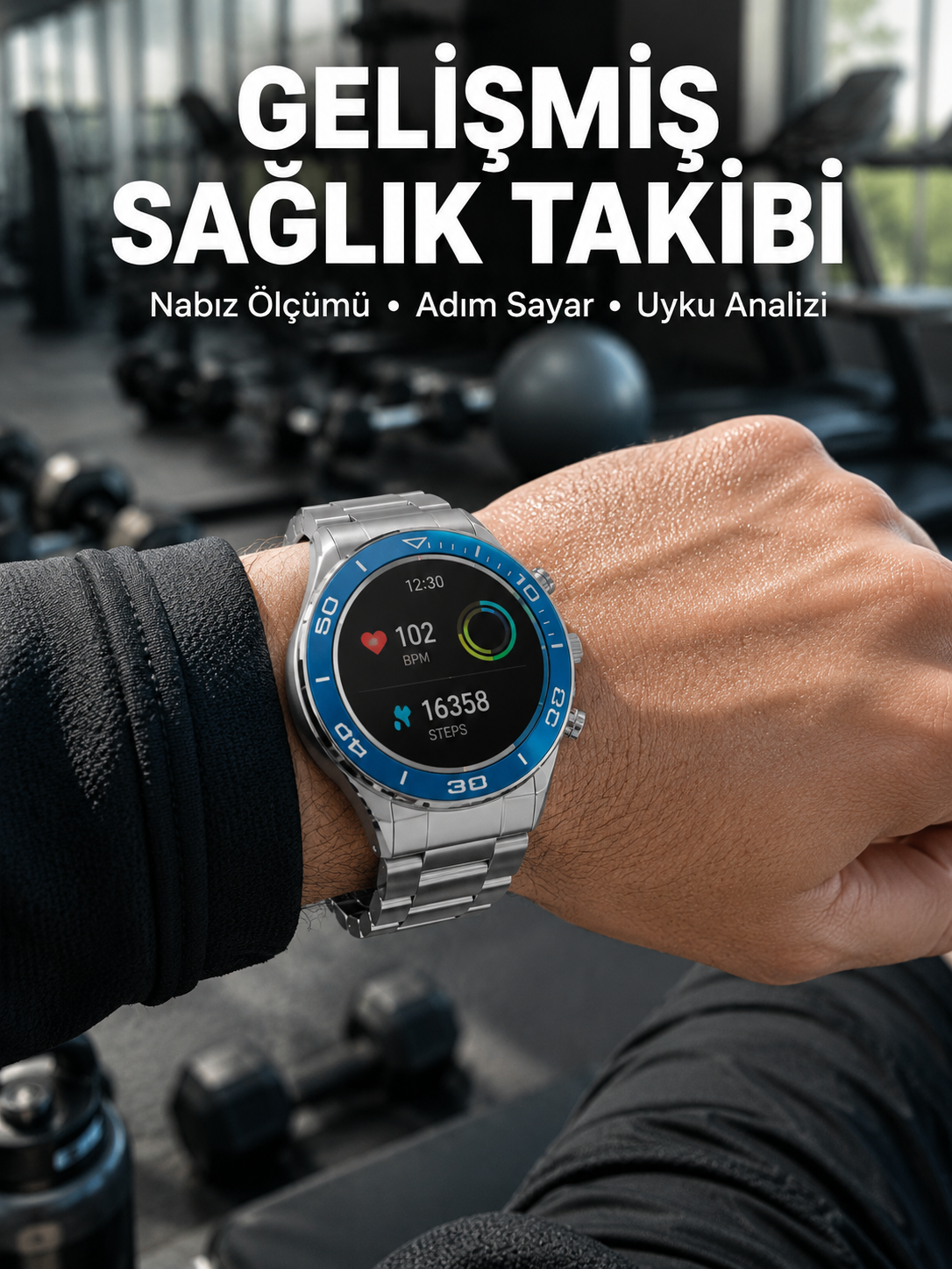 2025 Model Yuvarlak Ekran Android ve İOS Uyumlu GPS Takibi Yapabilen Akıllı Saat Yeni Nesil - Lisinya
