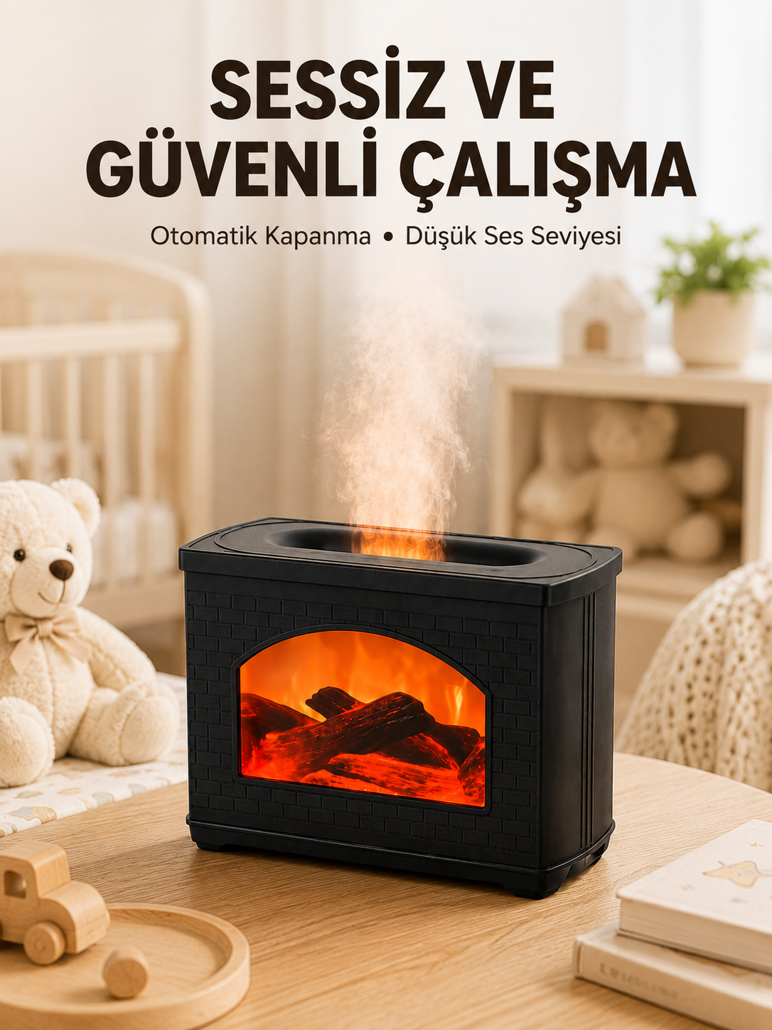 USB Ultrasonik Hava Nemlendirici Ayarlanabilir Sis ve Aromaterapi Özellikli - Lisinya USB Ultrasonik Hava Nemlendirici Ayarlanabilir Sis ve Aromaterapi Özellikli - Lisinya