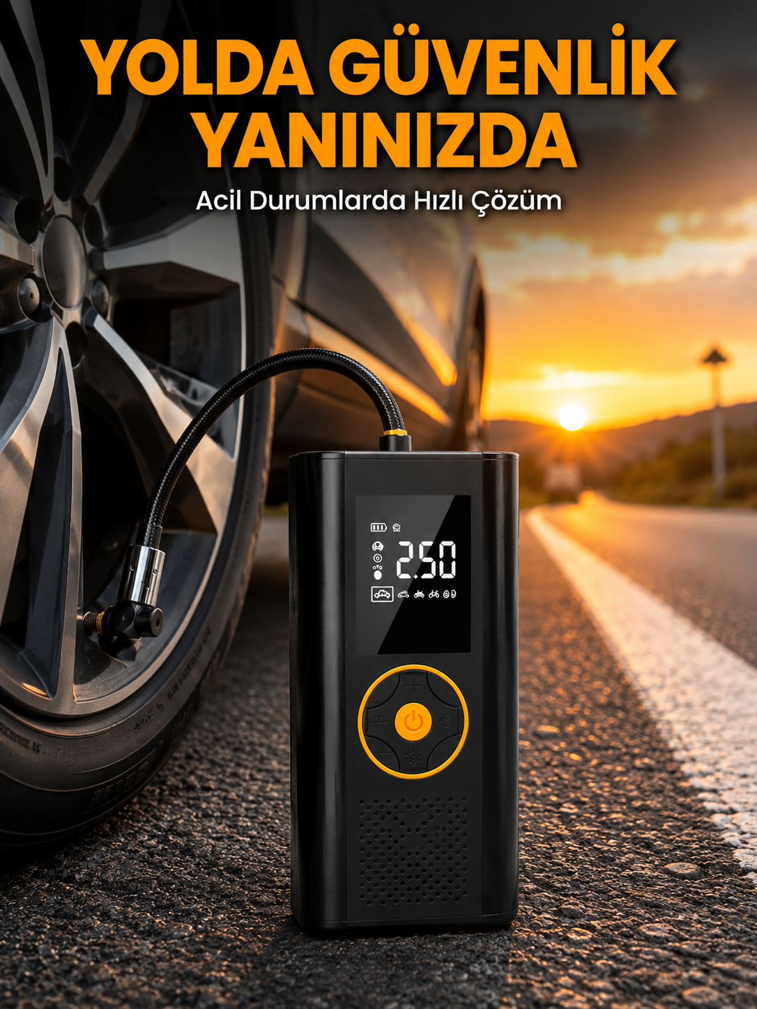 LED Ekranlı Akıllı Hava Kompresörü Hassas Basınç Kontrolü Yeni Nesil - Lisinya
