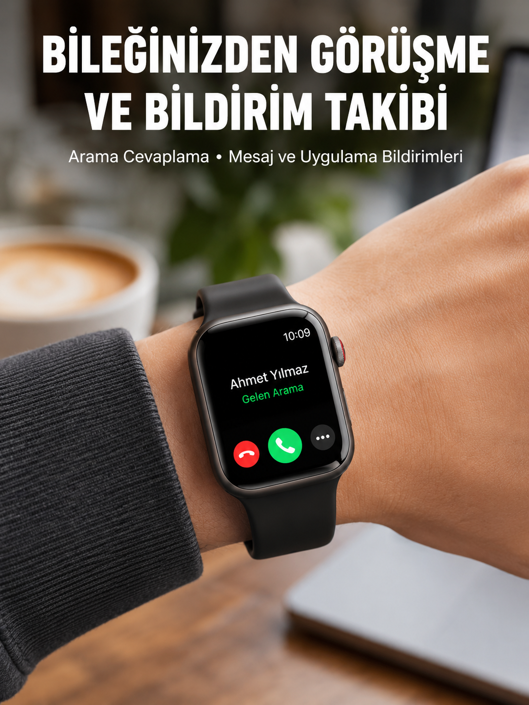 Arama Cevaplayabilen Akıllı Saat Bluetooth Bağlantılı Sosyal Medya Girişli Yeni Nesil - Lisinya Arama Cevaplayabilen Akıllı Saat Bluetooth Bağlantılı Sosyal Medya Girişli Yeni Nesil - Lisinya