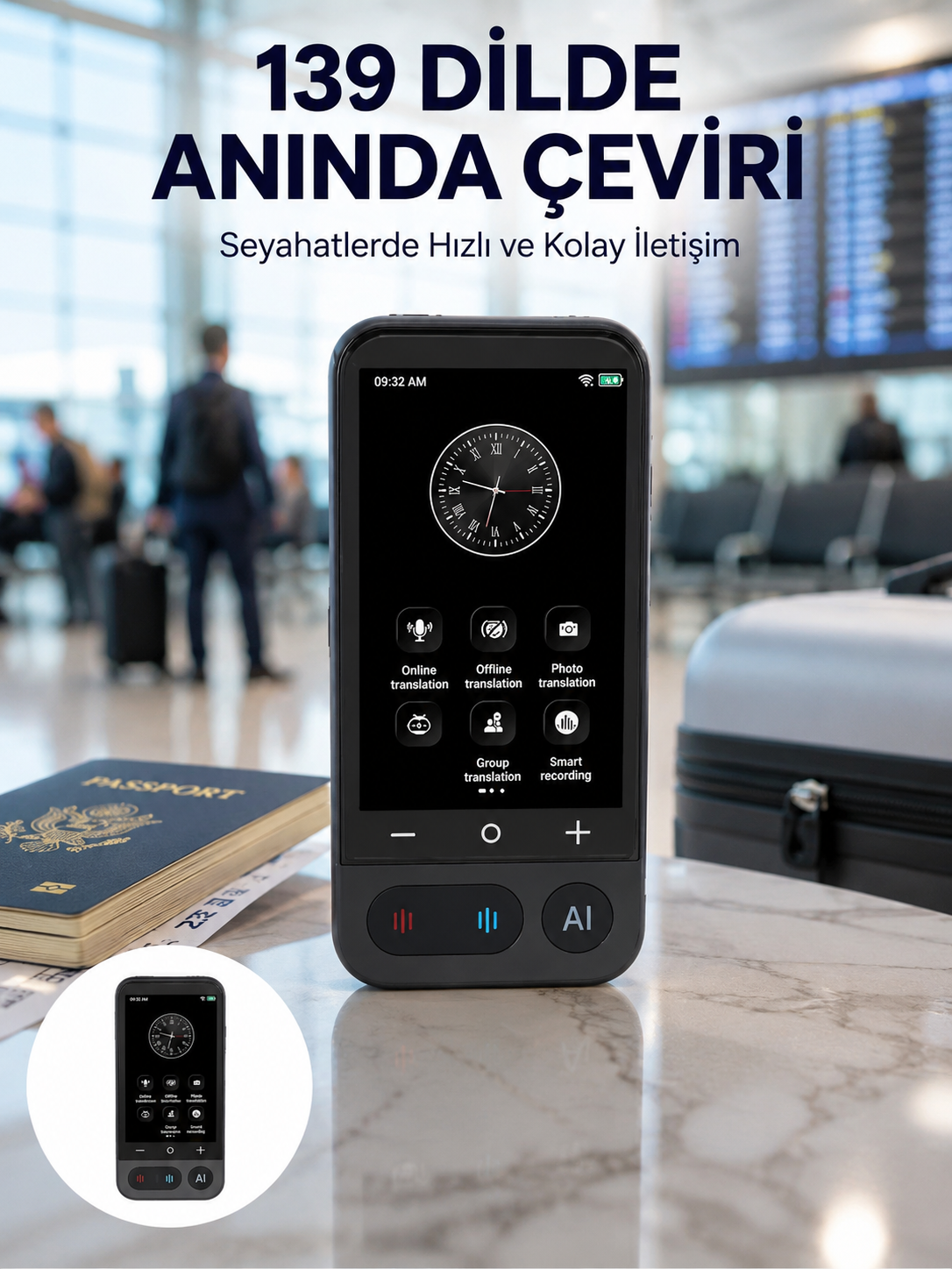 Fotoğraf Tanıma ve Konuşma Çevirili Akıllı Tercüman Yeni Nesil - Lisinya Fotoğraf Tanıma ve Konuşma Çevirili Akıllı Tercüman Yeni Nesil - Lisinya