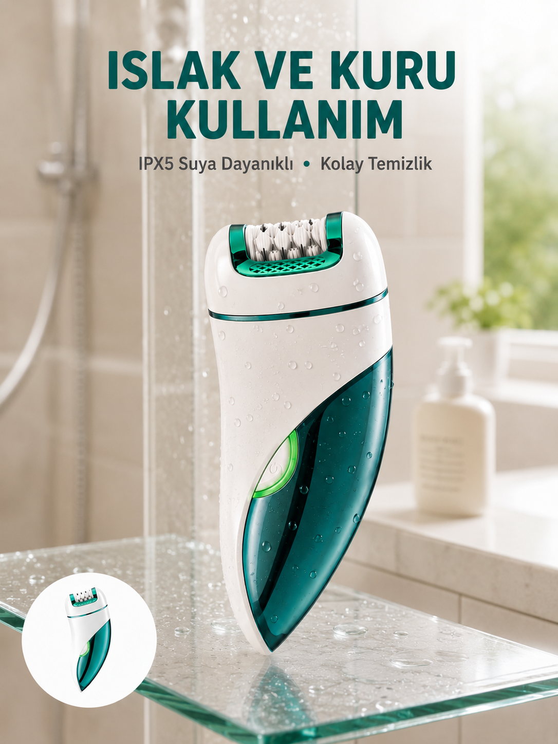 Profesyonel 3 in 1 Epilasyon Cihazı LED Aydınlatmalı Suya Dayanıklı Şarjlı VGR Epilatör Yeni Nesil - Lisinya Profesyonel 3 in 1 Epilasyon Cihazı LED Aydınlatmalı Suya Dayanıklı Şarjlı VGR Epilatör Yeni Nesil - Lisinya