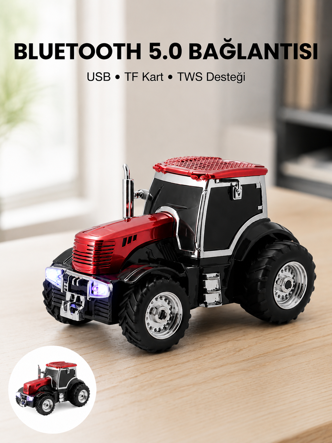 LED Işıklı Kablosuz Bluetooth Hoparlör Güçlü Ses Çıkışı - Lisinya LED Işıklı Kablosuz Bluetooth Hoparlör Güçlü Ses Çıkışı - Lisinya