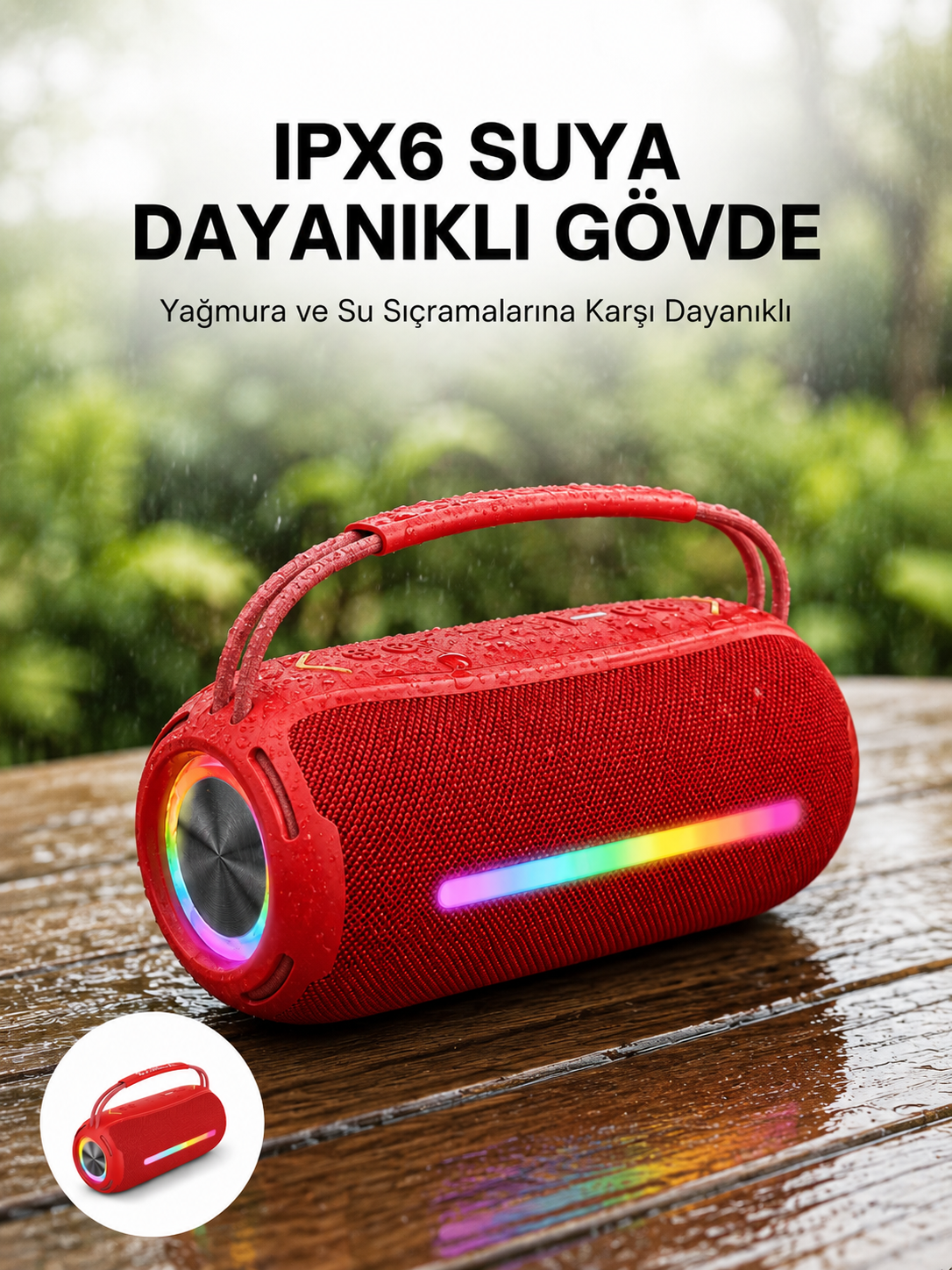 IPX6 Suya Dayanıklı Açık Hava Hoparlörü - Lisinya IPX6 Suya Dayanıklı Açık Hava Hoparlörü - Lisinya