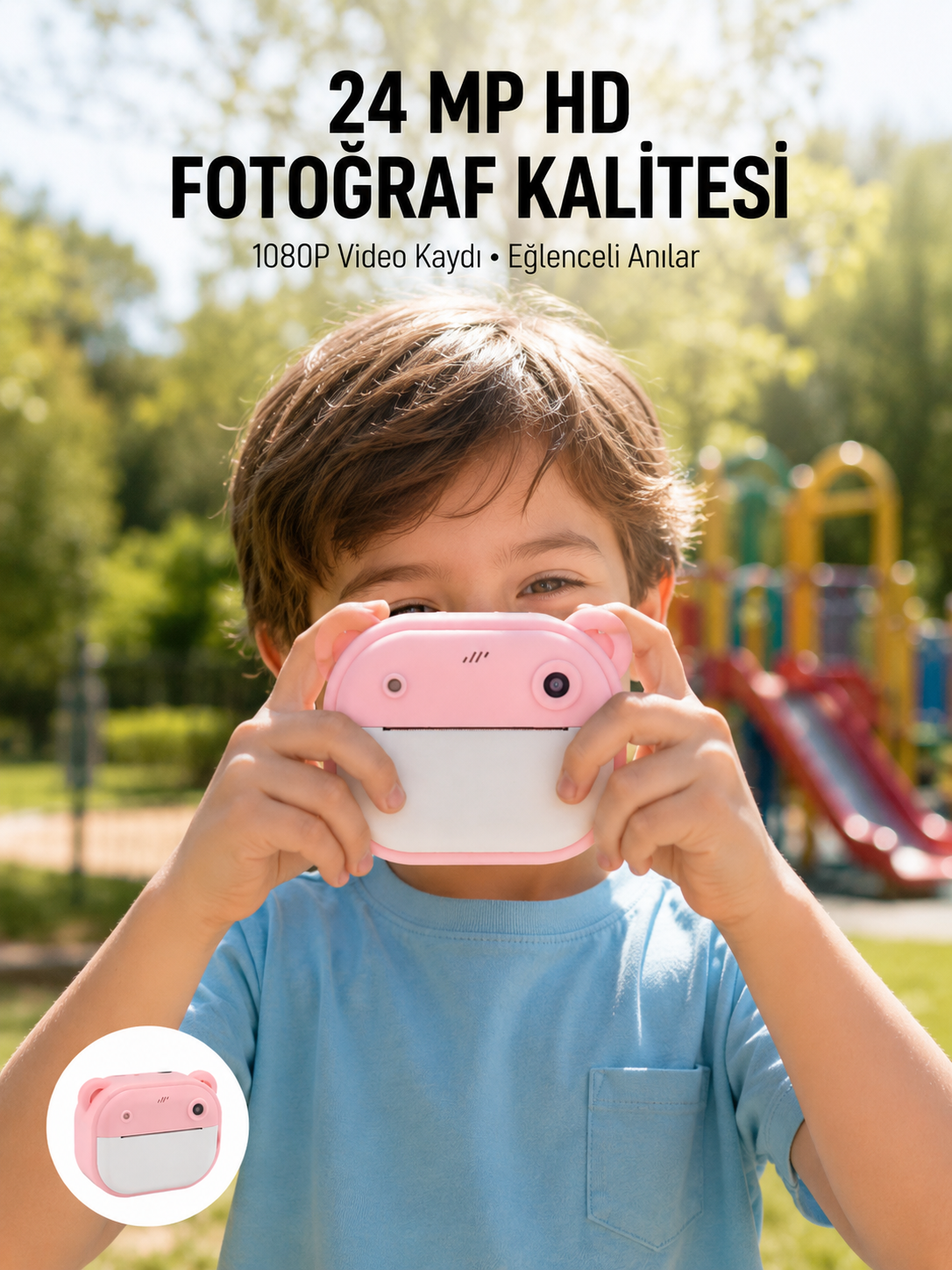 Anında Baskı Özellikli Şipşak Kamera 24MP HD Çift Lensli ve 32GB Hafızalı - Lisinya Anında Baskı Özellikli Şipşak Kamera 24MP HD Çift Lensli ve 32GB Hafızalı - Lisinya