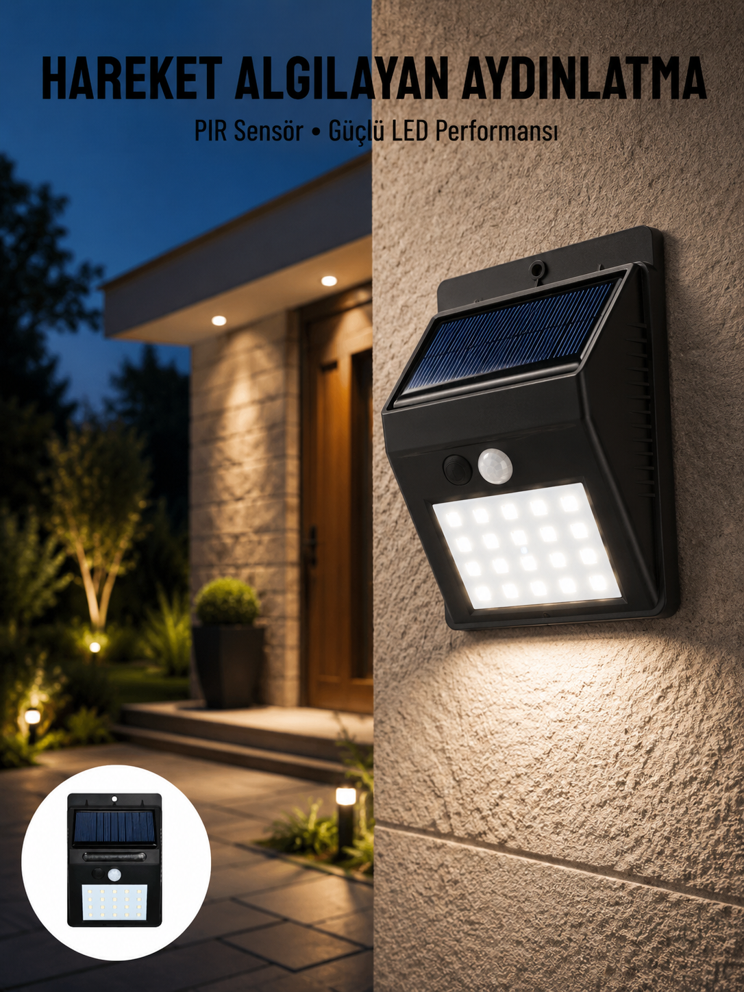 Bahçe Aydınlatması Güneş Enerjili Led Işık Lamba Sensörlü Dekoratif Yeni Nesil - Lisinya Bahçe Aydınlatması Güneş Enerjili Led Işık Lamba Sensörlü Dekoratif Yeni Nesil - Lisinya
