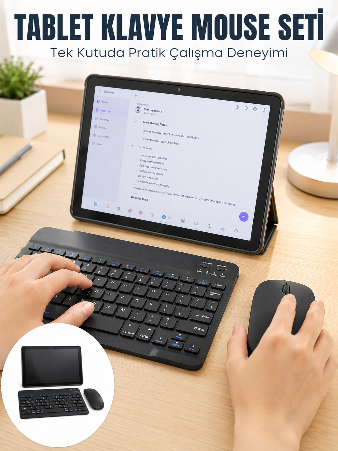 SIM Kartlı Android Tablet Bluetooth Klavye Kablosuz Mouse Geniş Ekran ve Taşınabilir Kullanım Seti - Lisinya SIM Kartlı Android Tablet Bluetooth Klavye Kablosuz Mouse Geniş Ekran ve Taşınabilir Kullanım Seti - Lisinya