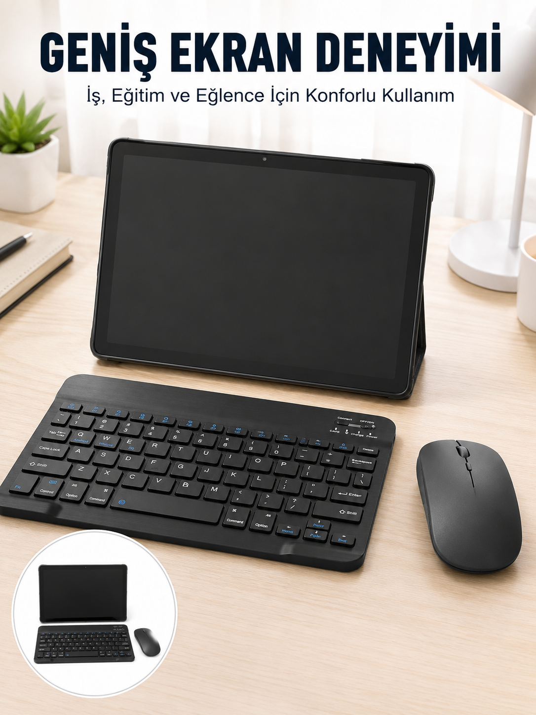 Android İşletim Sistemli SIM Kart Girişli Tablet Bluetooth Klavye Mouse Seti Mobil İnternet Destekli - Lisinya Android İşletim Sistemli SIM Kart Girişli Tablet Bluetooth Klavye Mouse Seti Mobil İnternet Destekli - Lisinya