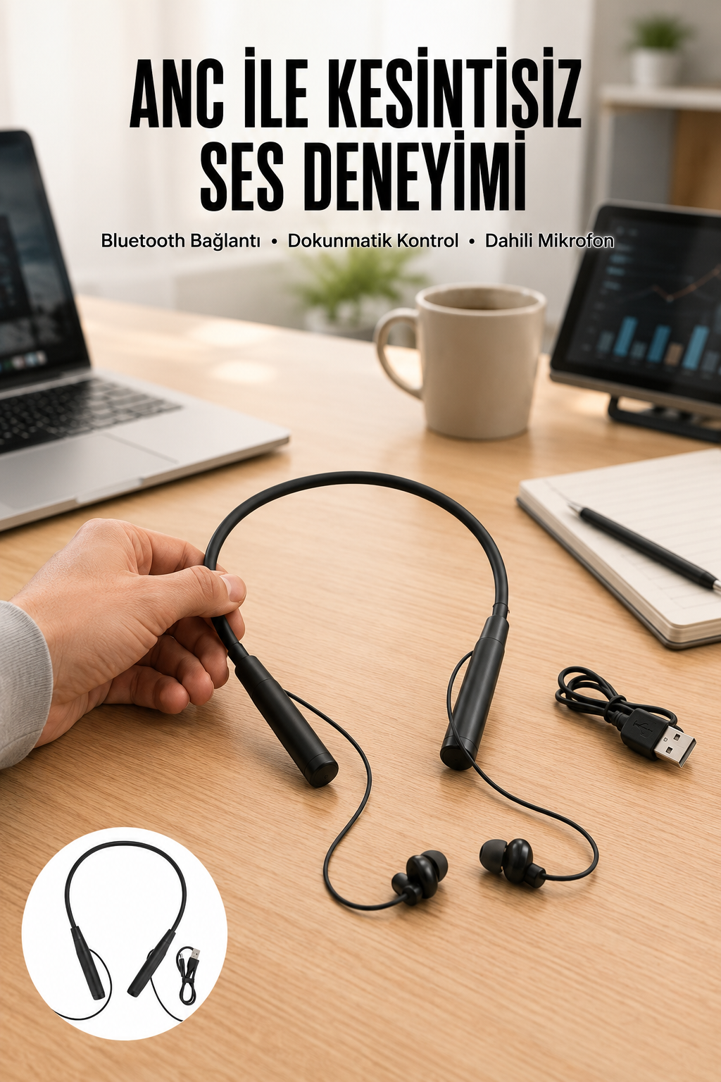 Yeni Nesil Bluetooth Kulaklık Kablolu Kulak İçi Dijital Göstergeli - Lisinya Yeni Nesil Bluetooth Kulaklık Kablolu Kulak İçi Dijital Göstergeli - Lisinya