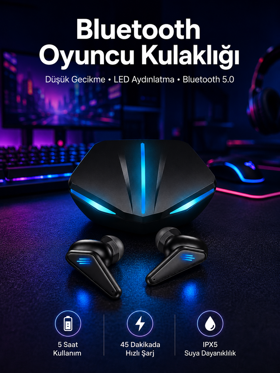 Kablosuz Bluetooth Bağlantılı Kulaklık ve Dokunmatik Ekran Akıllı Saat Arama Cevaplama - Lisinya Kablosuz Bluetooth Bağlantılı Kulaklık ve Dokunmatik Ekran Akıllı Saat Arama Cevaplama - Lisinya