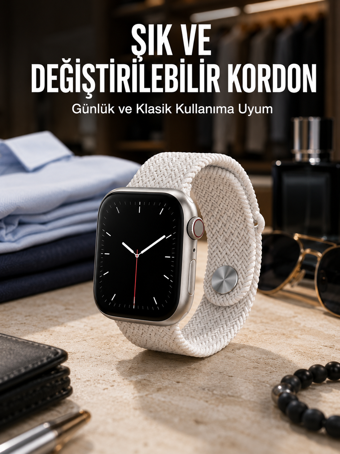 Yeni Nesil Akıllı Saat Arama Cevaplama GPS Takibi Adımsayar NFC Özelliği - Lisinya