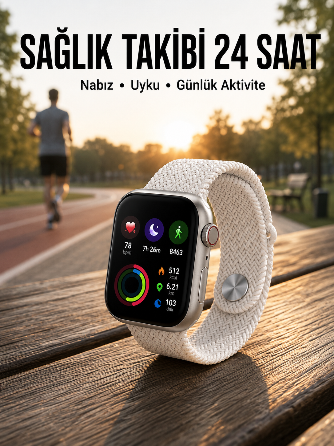 Akıllı Saat Yeni Nesil GPS Özelliği NFC Ve Uyku Takibi - Lisinya