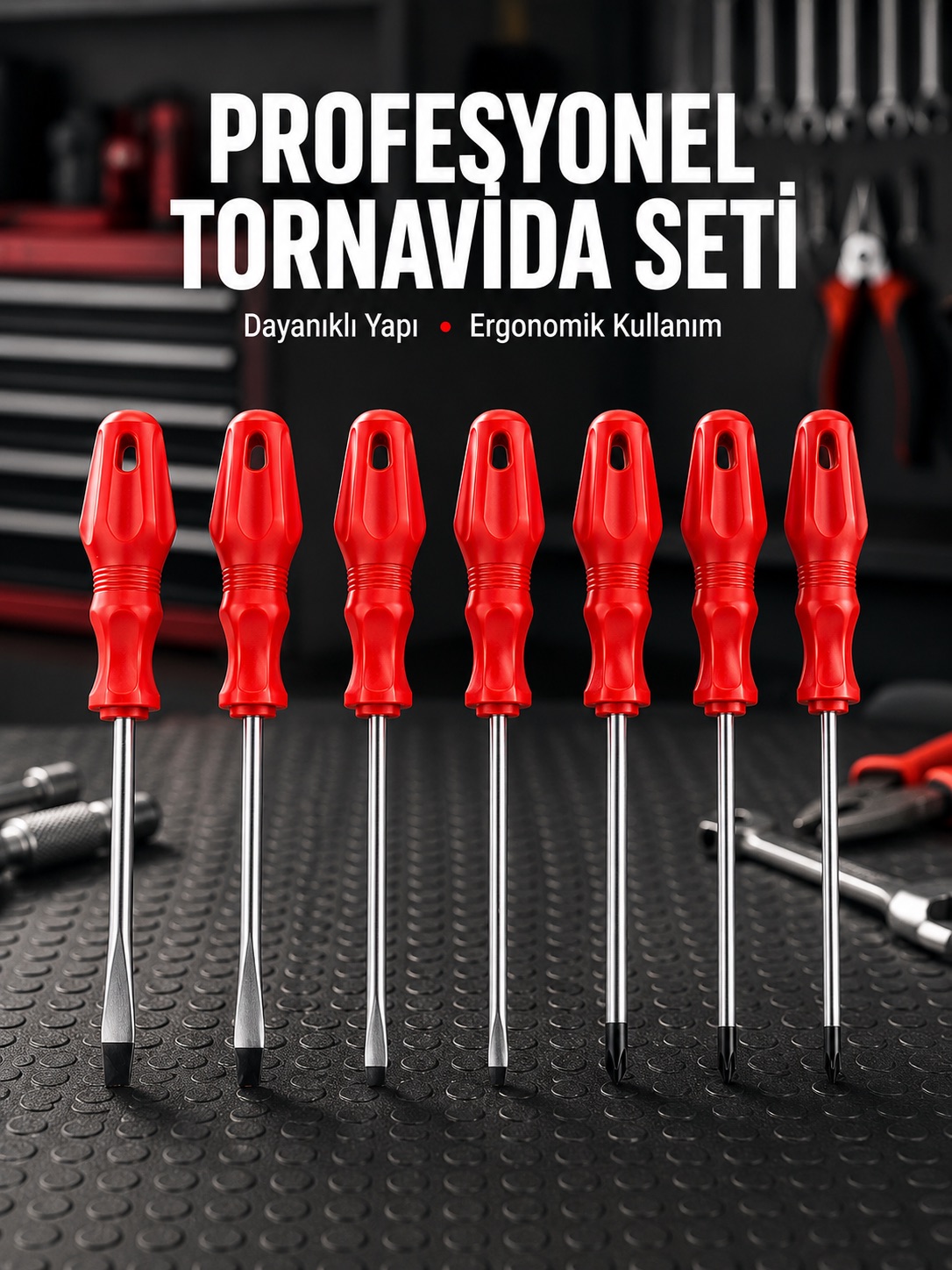 Profesyonel ve Günlük Kullanıma Uygun 7li Tornavida Seti - Lisinya Profesyonel ve Günlük Kullanıma Uygun 7li Tornavida Seti - Lisinya