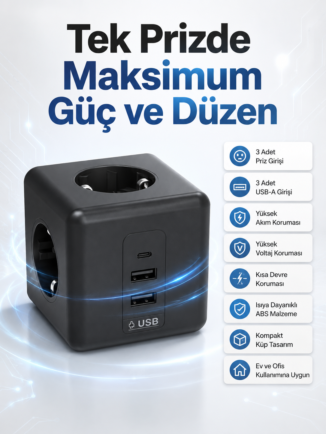 AKIM KORUMALI 3440 PRİZ - Lisinya AKIM KORUMALI 3440 PRİZ - Lisinya