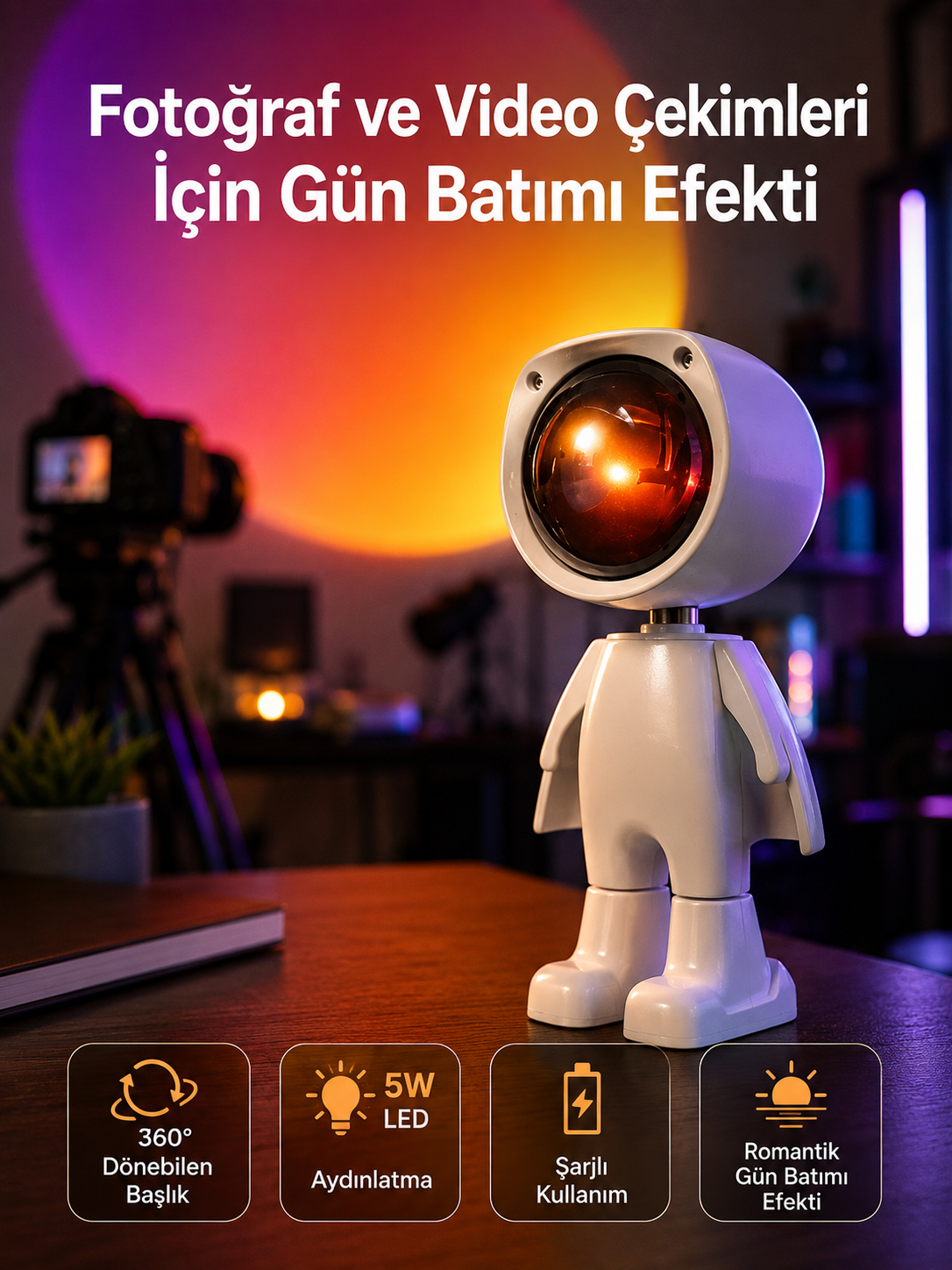 GÜNBATIMI PROJEKTÖR - Lisinya