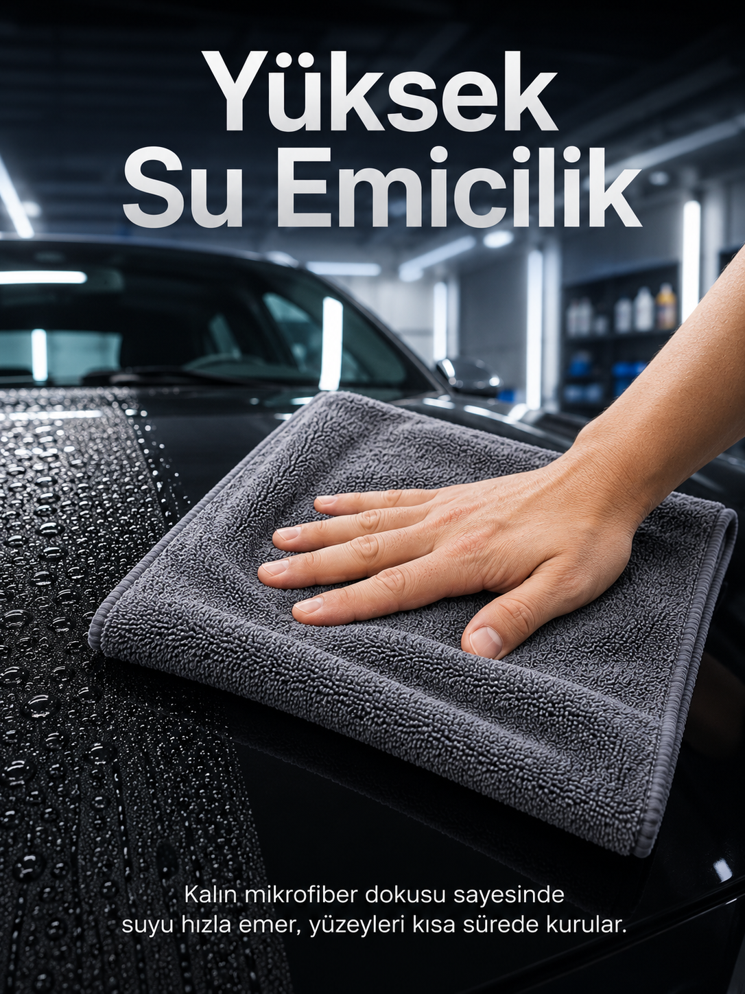 Mikrofiber Tank Bezi Araç İç ve Dış Temizlik İçin Çizmez Yumuşak Kurulama Bezi - Lisinya Mikrofiber Tank Bezi Araç İç ve Dış Temizlik İçin Çizmez Yumuşak Kurulama Bezi - Lisinya