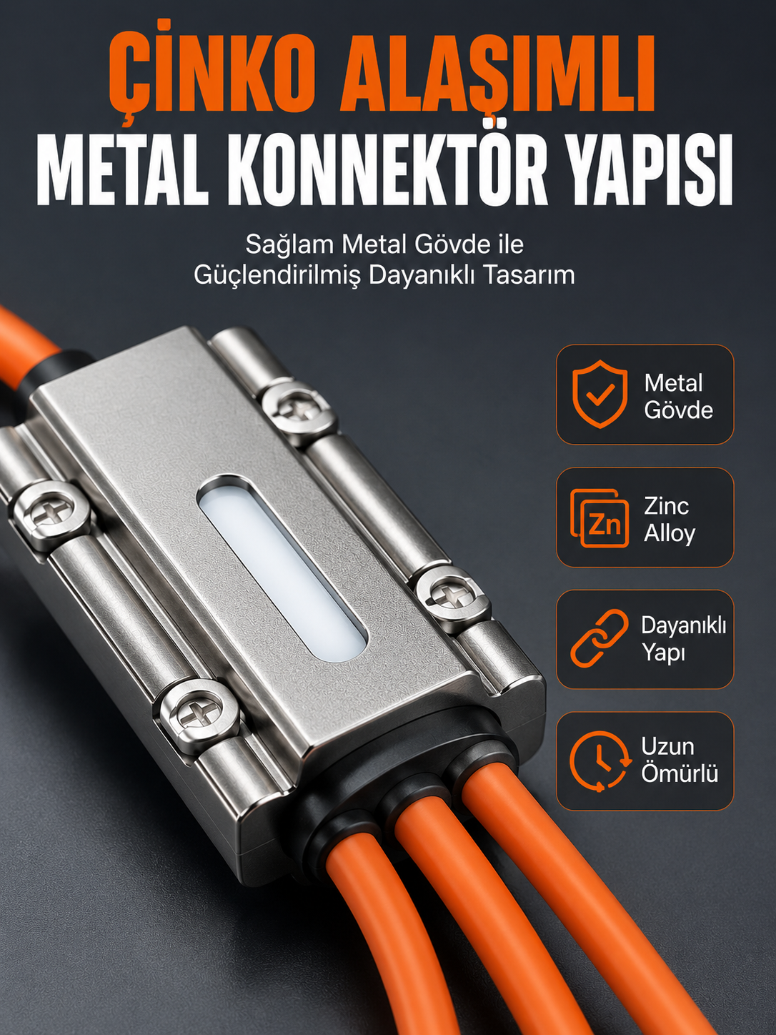 USB Type-C, Lightning ve Micro USB Uyumlu 3'ü 1 Arada Hızlı Şarj Kablosu - Lisinya USB Type-C, Lightning ve Micro USB Uyumlu 3'ü 1 Arada Hızlı Şarj Kablosu - Lisinya