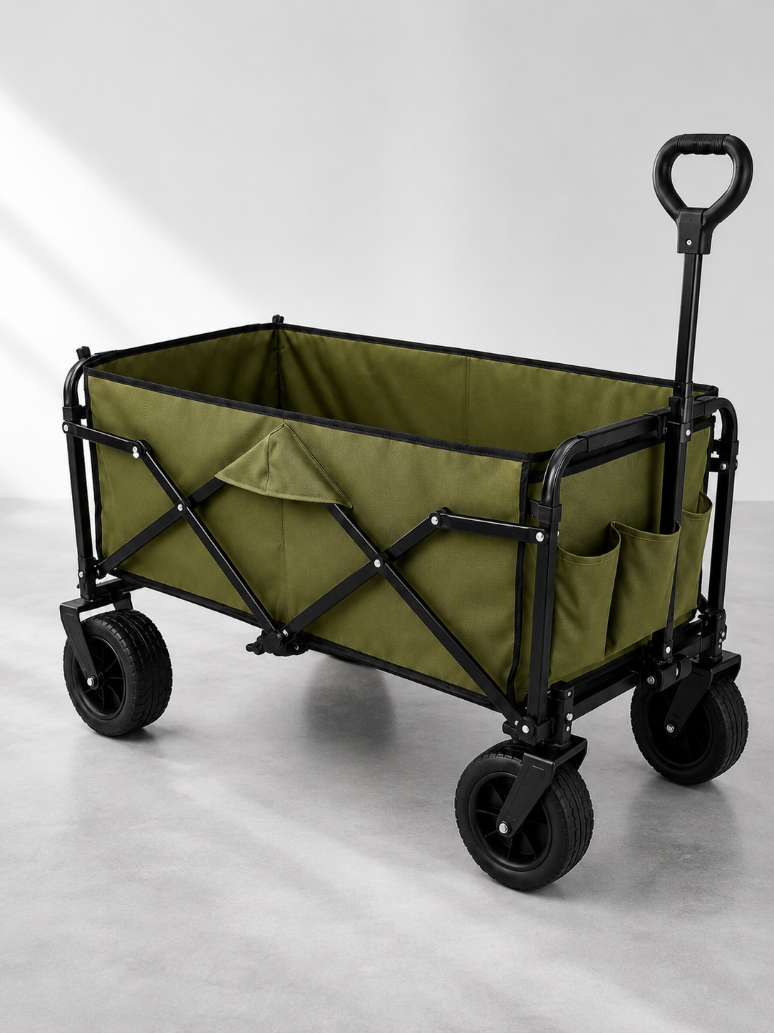 Extra Cepli Katlanabilir Wagon Arabası ile Pratik ve Düzenli Taşıma - Lisinya Extra Cepli Katlanabilir Wagon Arabası ile Pratik ve Düzenli Taşıma - Lisinya