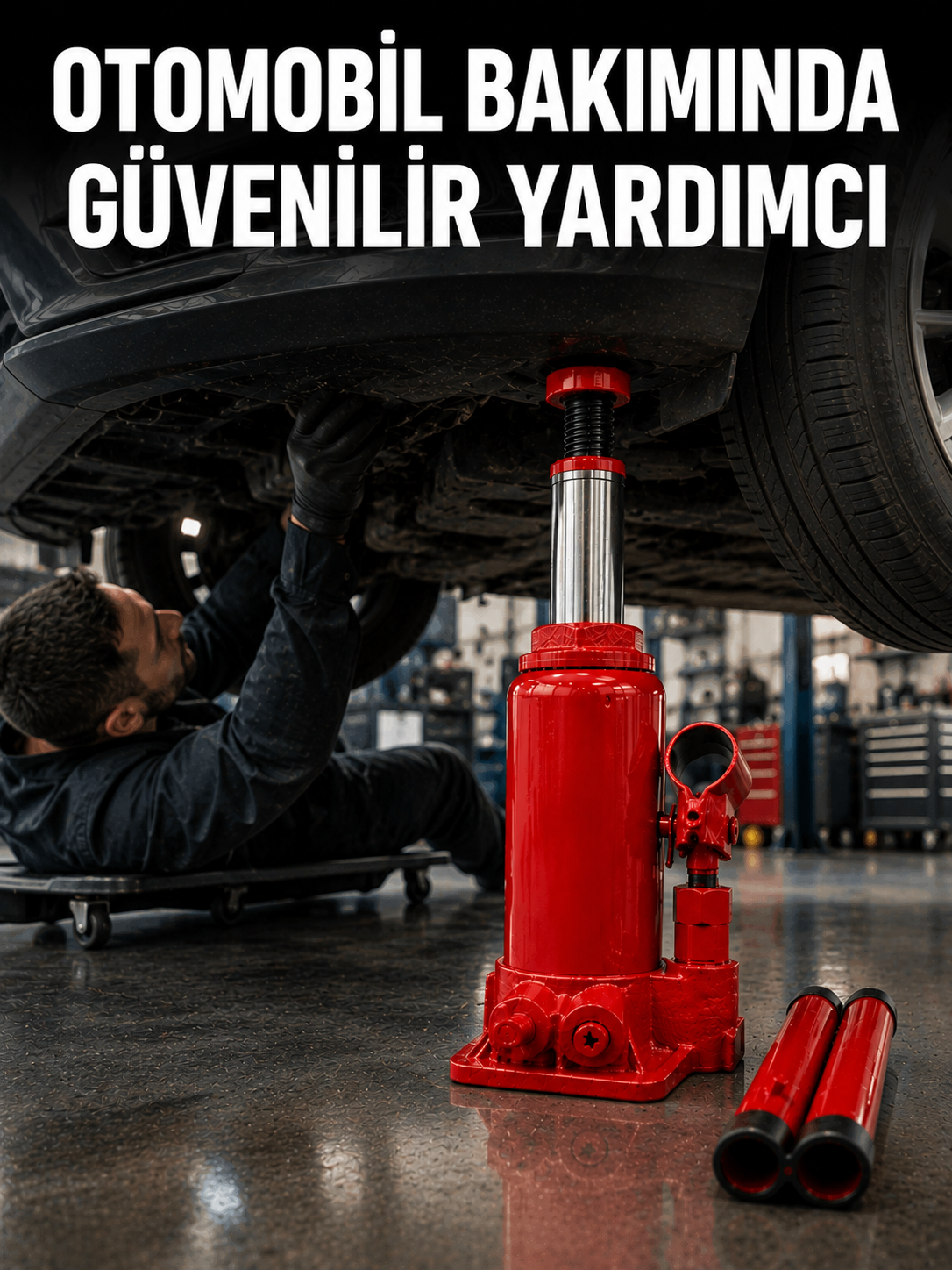 Yüksek Taşıma Kapasiteli Hidrolik Araç Kaldırma Krikosu - Lisinya