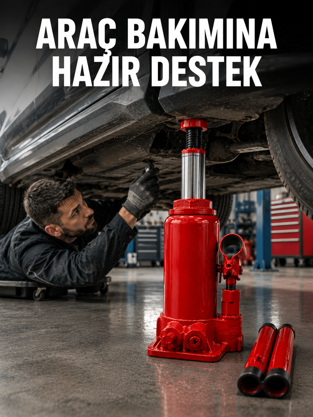 2 Ton Hidrolik Kaldırma Gücü ile Güvenli Araç Desteği - Lisinya 2 Ton Hidrolik Kaldırma Gücü ile Güvenli Araç Desteği - Lisinya