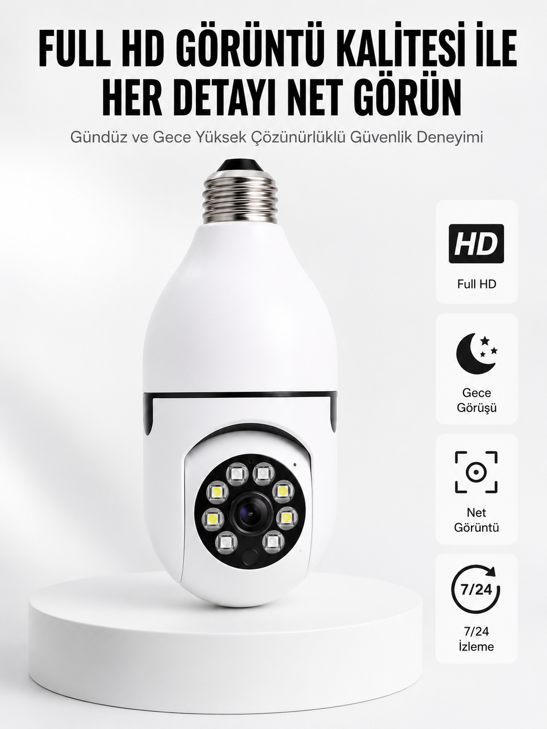 İki Yönlü Ses Destekli Full HD Akıllı Kamera Yeni Nesil - Lisinya İki Yönlü Ses Destekli Full HD Akıllı Kamera Yeni Nesil - Lisinya