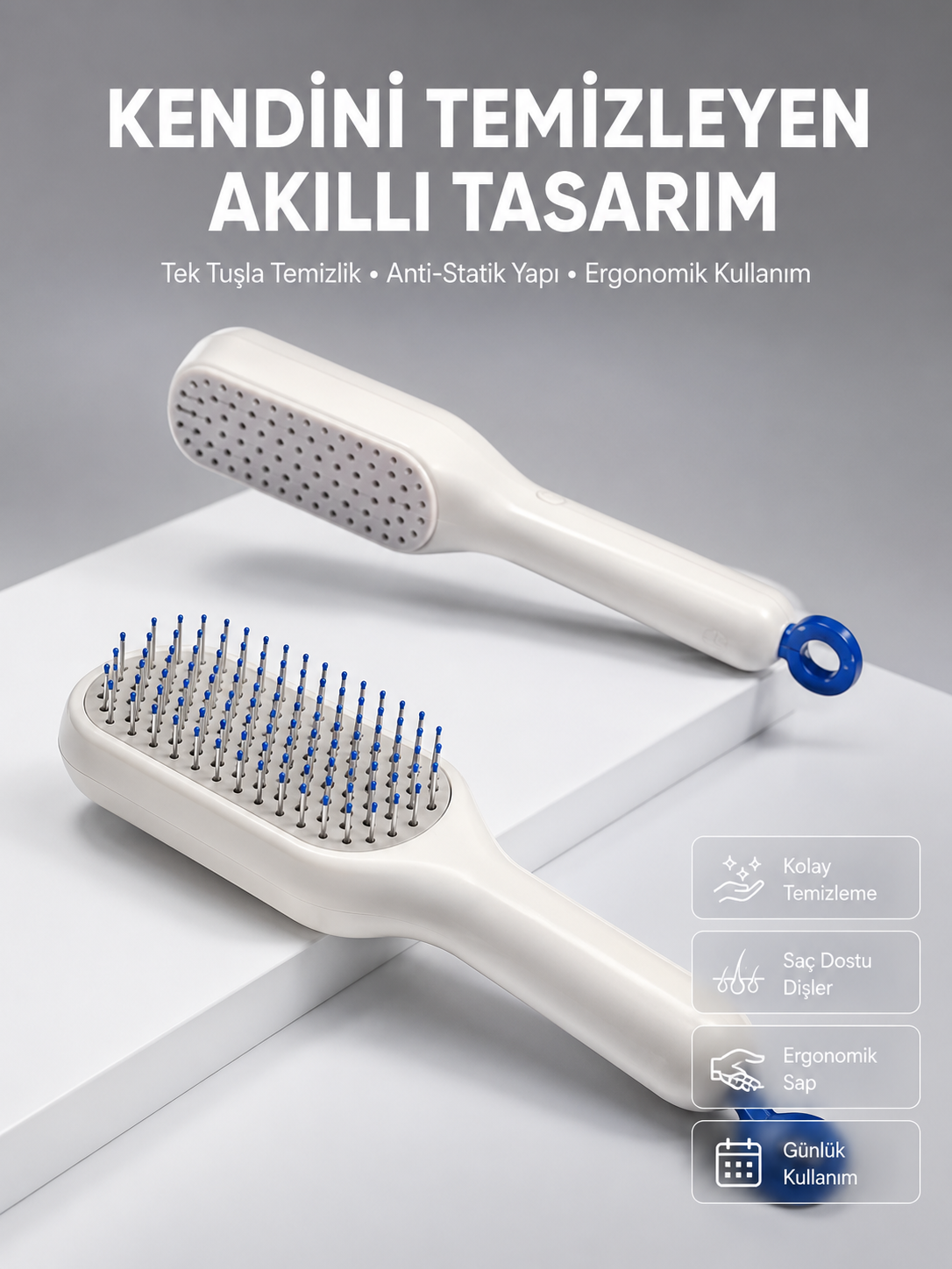 Kolay Temizlenen Fırçası Evcil Hayvanlara Özel Tüy Temizleme - Lisinya