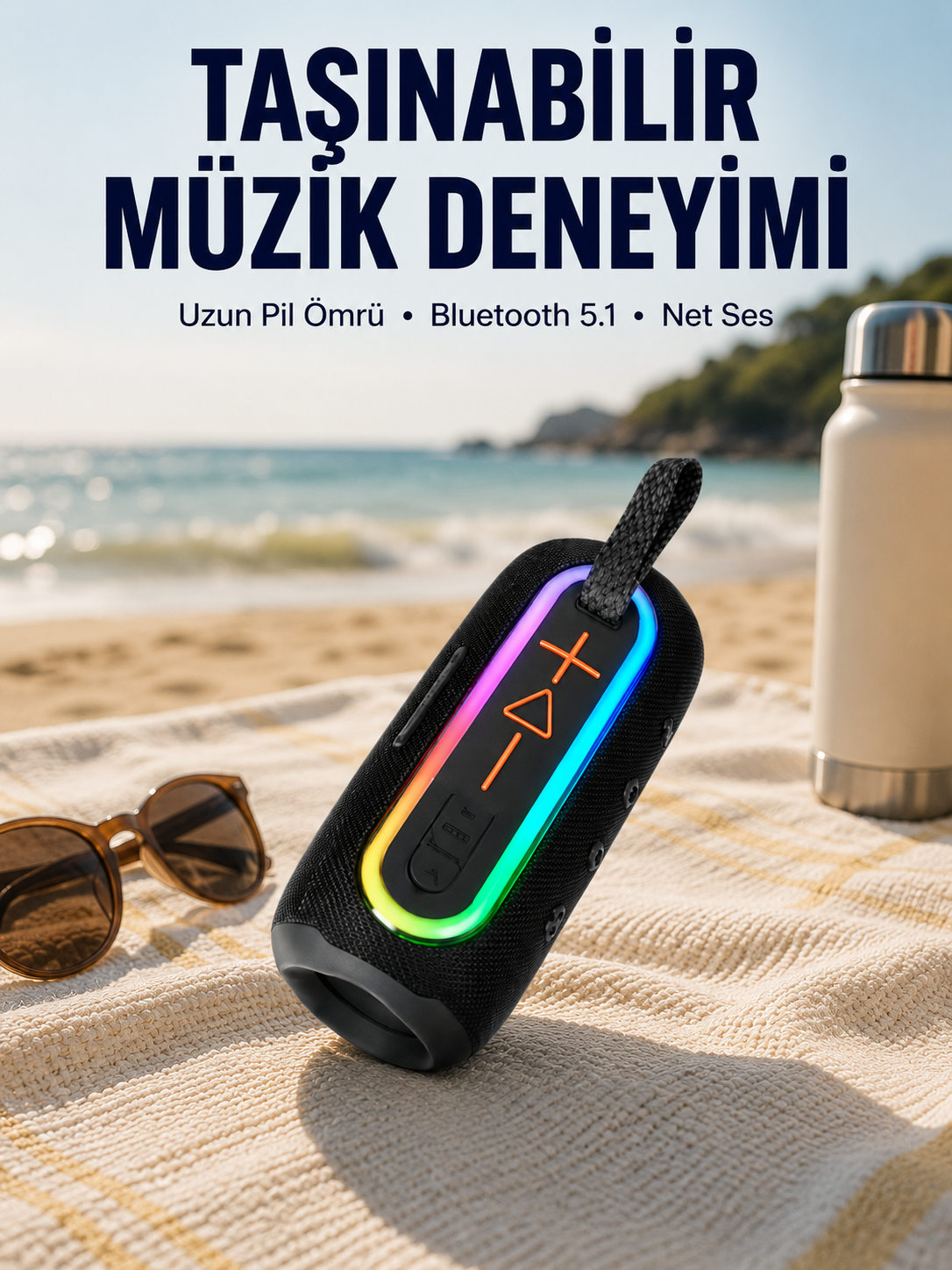 Taşınabilir Bluetooth Hoparlör Kırmızı IP67 Su Geçirmez Yeni Nesil - Lisinya Taşınabilir Bluetooth Hoparlör Kırmızı IP67 Su Geçirmez Yeni Nesil - Lisinya