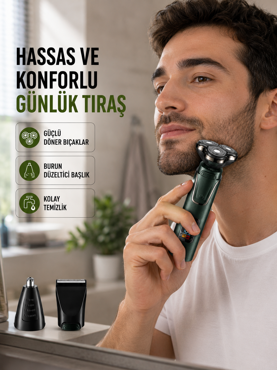 Kablosuz Şarjlı Çok Amaçlı Tıraş Makinesi - Lisinya Kablosuz Şarjlı Çok Amaçlı Tıraş Makinesi - Lisinya