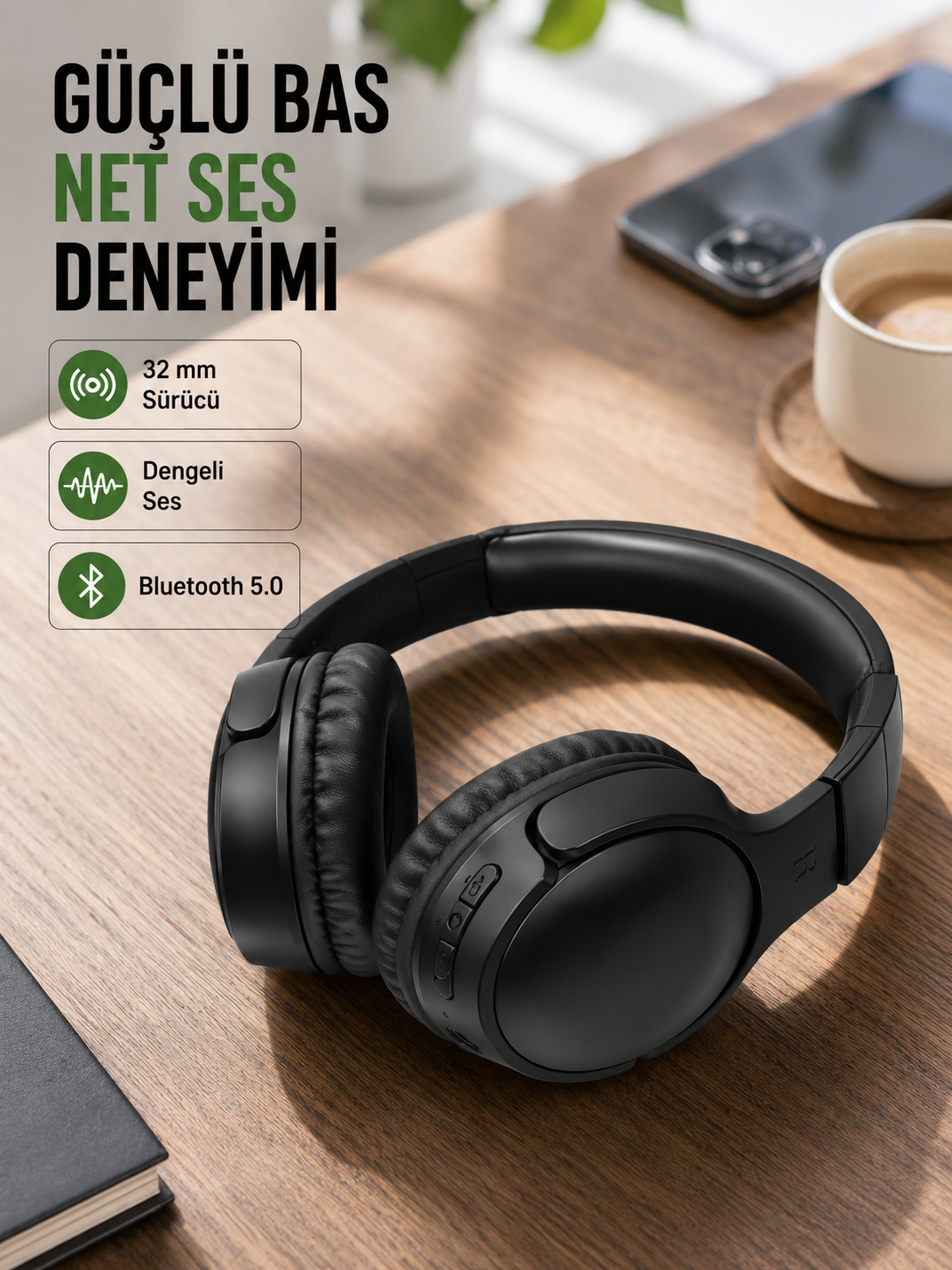 18 Saat Pil Ömürlü Bluetooth Kulaklık - Lisinya 18 Saat Pil Ömürlü Bluetooth Kulaklık - Lisinya