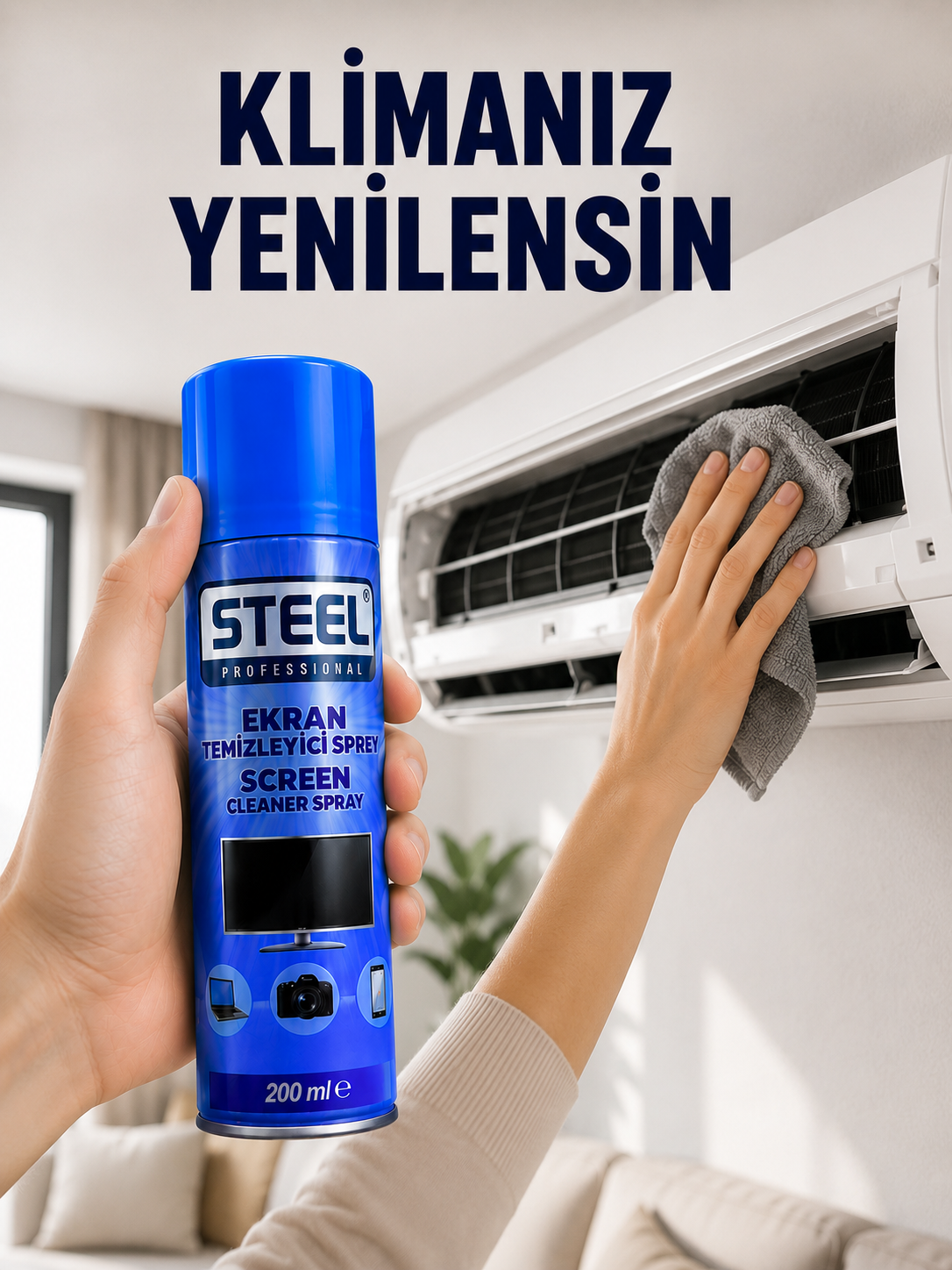 Klima Kanallarında Etkili Temizlik Sağlayan Sprey - Lisinya Klima Kanallarında Etkili Temizlik Sağlayan Sprey - Lisinya