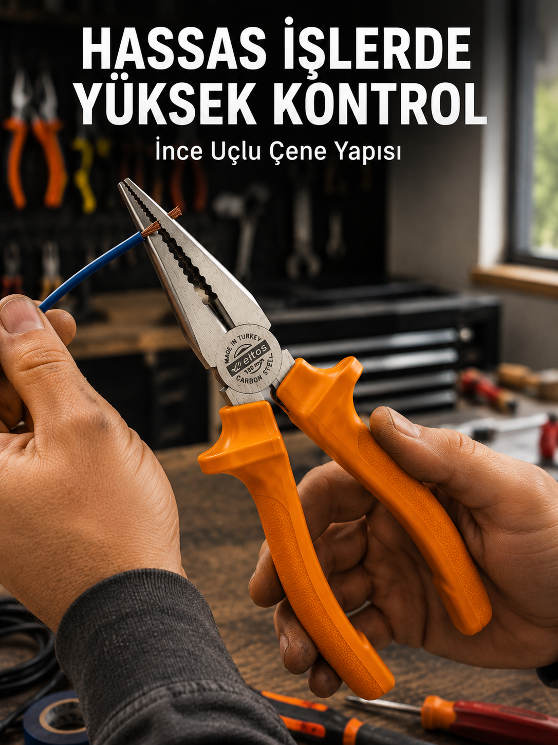 Atölye ve Günlük Kullanıma Uygun Profesyonel Çelik Pense - Lisinya Atölye ve Günlük Kullanıma Uygun Profesyonel Çelik Pense - Lisinya