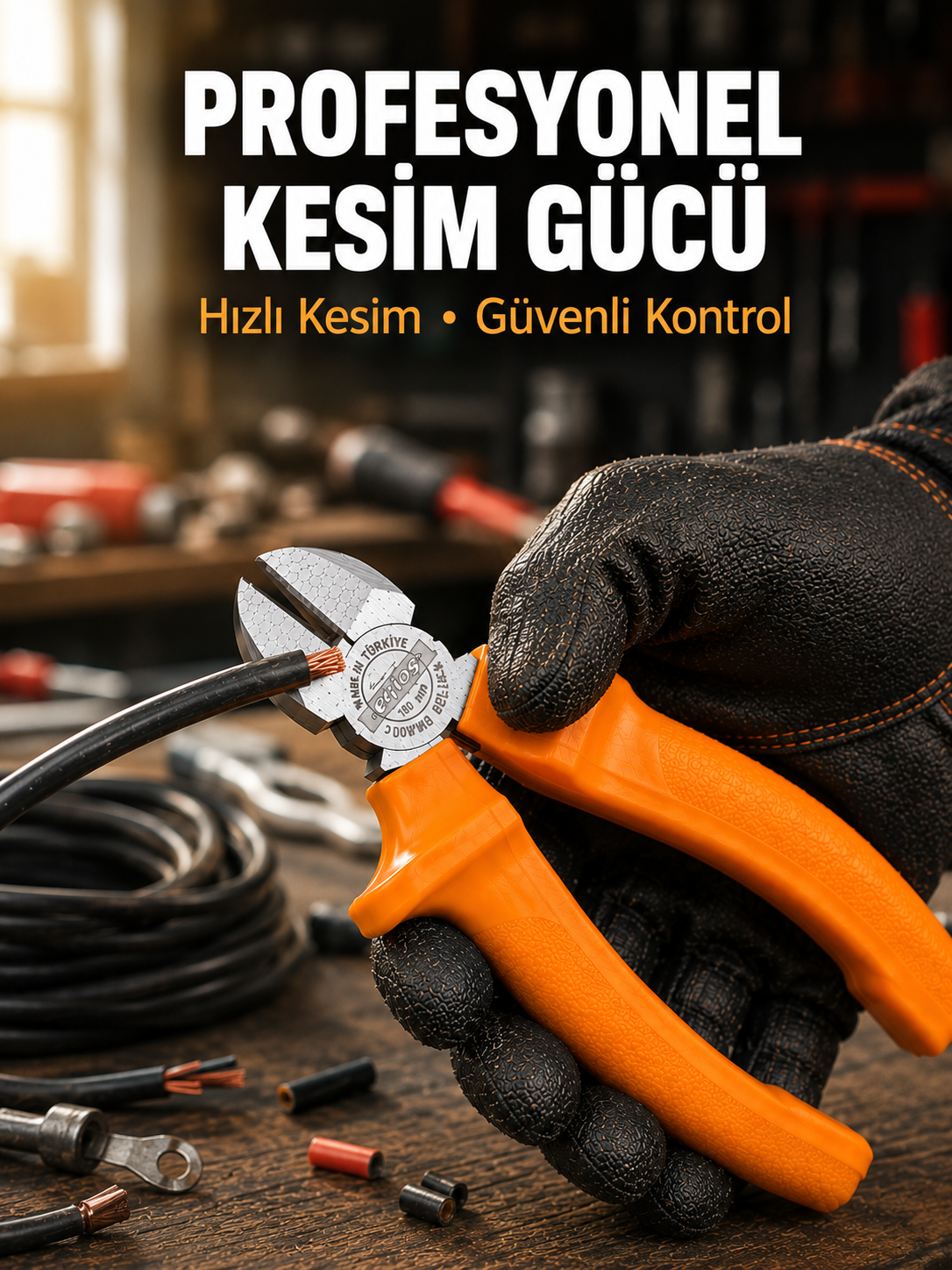 Elektrik ve Teknik Çalışmalar İçin Profesyonel Dövme Çelik Yan Keski - Lisinya Elektrik ve Teknik Çalışmalar İçin Profesyonel Dövme Çelik Yan Keski - Lisinya