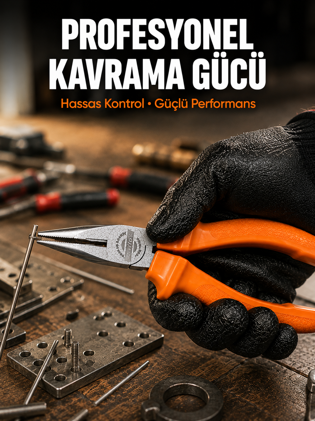 Uzun İnce Çeneli Profesyonel Kargaburun Dayanıklı Çelik El Aleti - Lisinya Uzun İnce Çeneli Profesyonel Kargaburun Dayanıklı Çelik El Aleti - Lisinya