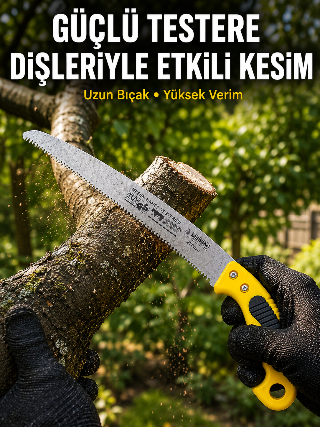 Bahçe Bıçkısı Keskin Çelik Diş Yapısıyla Pratik Kesim - Lisinya Bahçe Bıçkısı Keskin Çelik Diş Yapısıyla Pratik Kesim - Lisinya