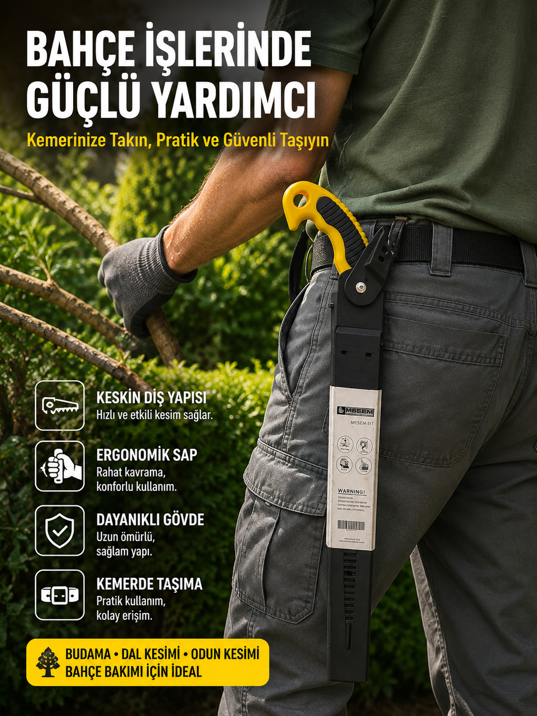 Dal Budama İçin Güçlü Kesim Sağlayan Bahçe Bıçkısı - Lisinya