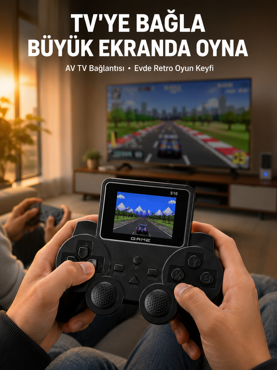 Retro Oyun Konsolu 520 Klasik Oyunlu Şarj Edilebilir El Konsolu - Lisinya Retro Oyun Konsolu 520 Klasik Oyunlu Şarj Edilebilir El Konsolu - Lisinya