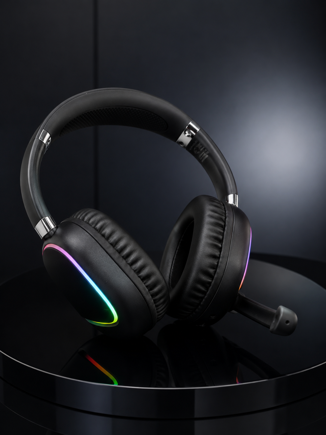 RGB Işıklı Bluetooth Mikrofonlu Kulaklık Uzun Süreli Kullanım Type-C Şarjlı - Lisinya RGB Işıklı Bluetooth Mikrofonlu Kulaklık Uzun Süreli Kullanım Type-C Şarjlı - Lisinya