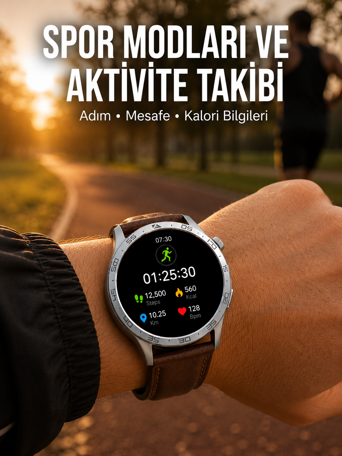 Bluetooth Bağlantılı Günlük Yaşam ve Spor Takip Akıllı Saati - Lisinya Bluetooth Bağlantılı Günlük Yaşam ve Spor Takip Akıllı Saati - Lisinya