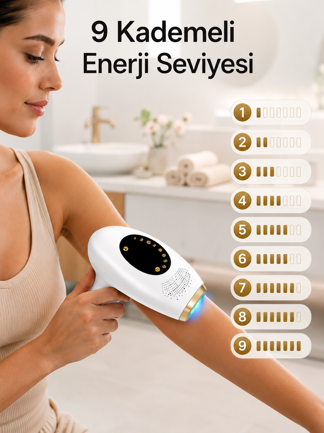 LCD Ekranlı Profesyonel IPL Epilasyon Cihazı - Lisinya LCD Ekranlı Profesyonel IPL Epilasyon Cihazı - Lisinya