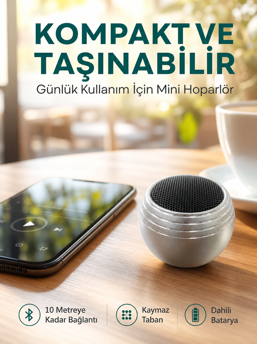 Kablosuz Mini Hoparlör Şarjlı TWS Destekli Kompakt Ses Sistemi Yeni Nesil - Lisinya Kablosuz Mini Hoparlör Şarjlı TWS Destekli Kompakt Ses Sistemi Yeni Nesil - Lisinya