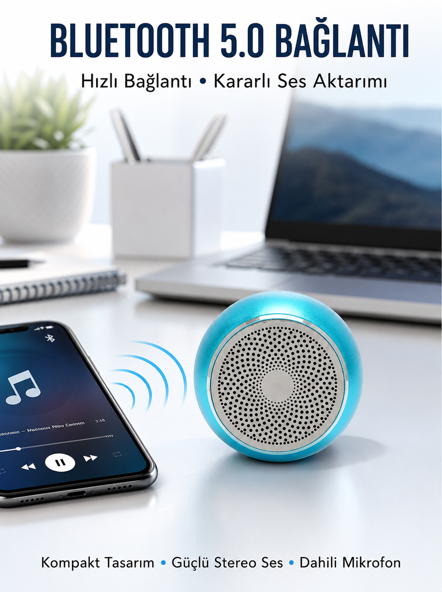 Taşınabilir Küçük Hoparlör – Otomatik Bağlantı ve Eller Serbest Mikrofon Yeni Nesil - Lisinya Taşınabilir Küçük Hoparlör – Otomatik Bağlantı ve Eller Serbest Mikrofon Yeni Nesil - Lisinya