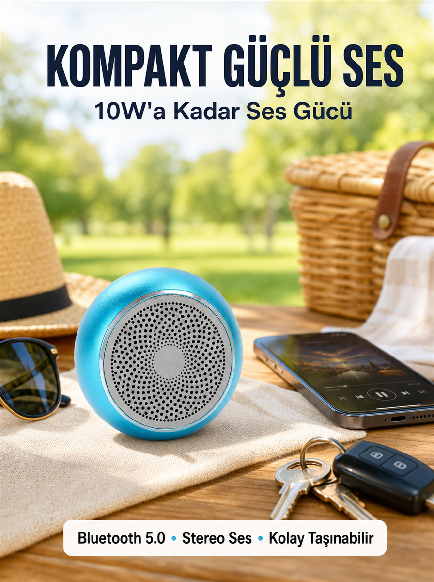 Alüminyum Gövdeli Mini Bluetooth Hoparlör – Dayanıklı ve Şık Tasarım Yeni Nesil - Lisinya Alüminyum Gövdeli Mini Bluetooth Hoparlör – Dayanıklı ve Şık Tasarım Yeni Nesil - Lisinya