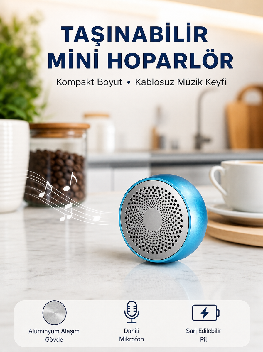 10W Güçlü Stereo Bluetooth Hoparlör – 360° Surround Ses Deneyimi Yeni Nesil - Lisinya 10W Güçlü Stereo Bluetooth Hoparlör – 360° Surround Ses Deneyimi Yeni Nesil - Lisinya