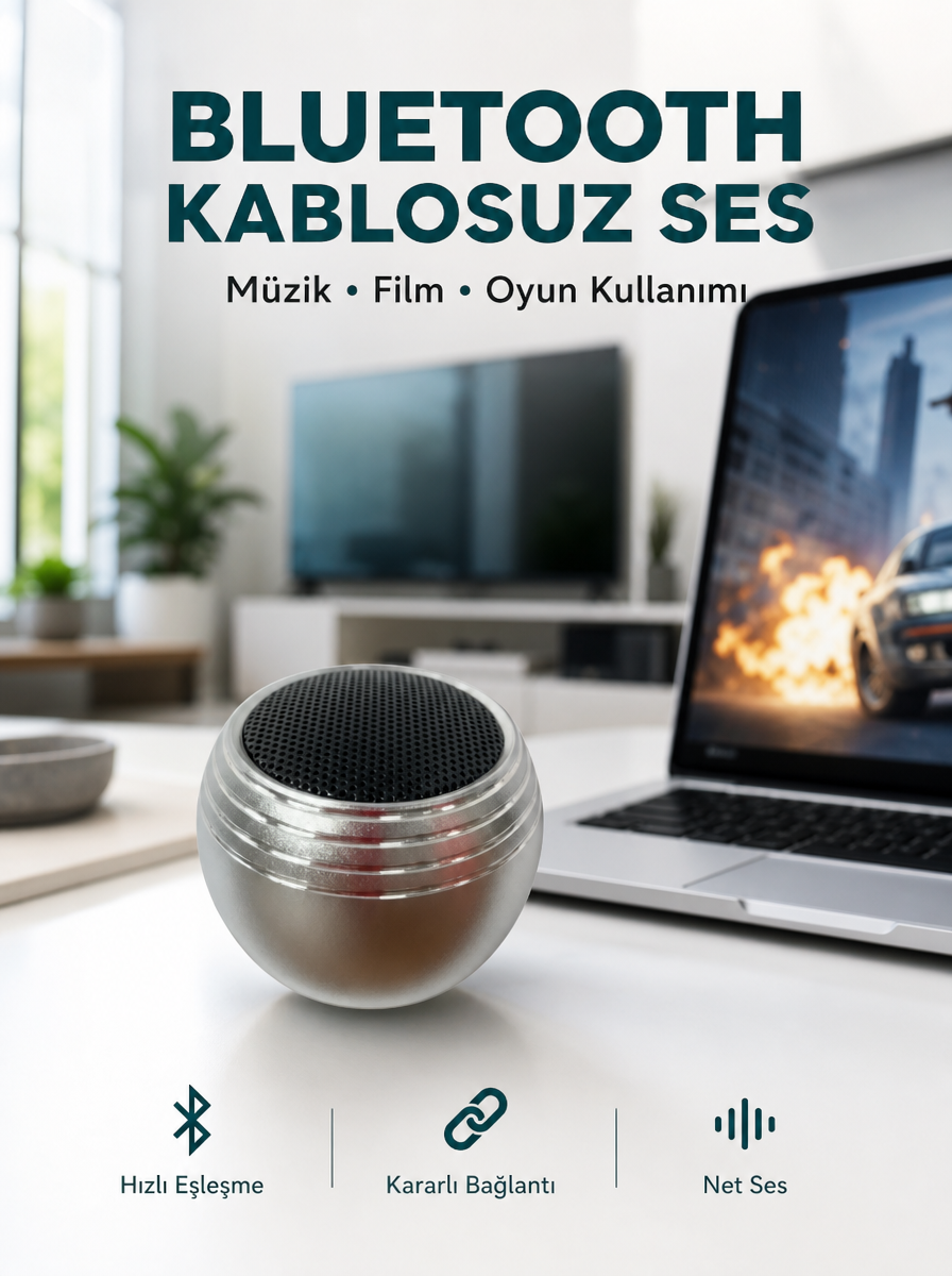 Taşınabilir Bluetooth Hoparlör Yüksek Ses Kaliteli Mini Tasarım Yeni Nesil - Lisinya Taşınabilir Bluetooth Hoparlör Yüksek Ses Kaliteli Mini Tasarım Yeni Nesil - Lisinya